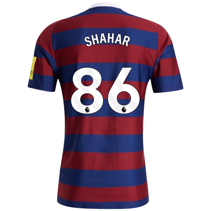 Criança Camisola Leo Shahar #86 Bordeaux Azul Marinho Alternativa 2024/25 Camisa Brasil