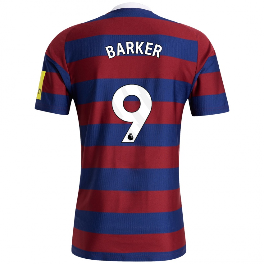 Criança Camisola Katie Barker #9 Bordeaux Azul Marinho Alternativa 2024/25 Camisa Brasil