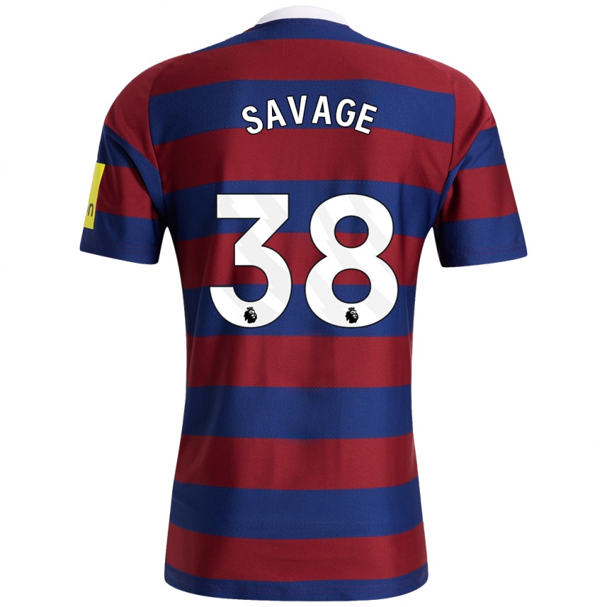 Criança Camisola Remi Savage #38 Bordeaux Azul Marinho Alternativa 2024/25 Camisa Brasil