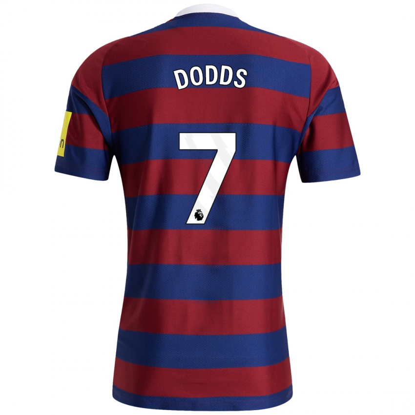 Criança Camisola Tyler Dodds #7 Bordeaux Azul Marinho Alternativa 2024/25 Camisa Brasil