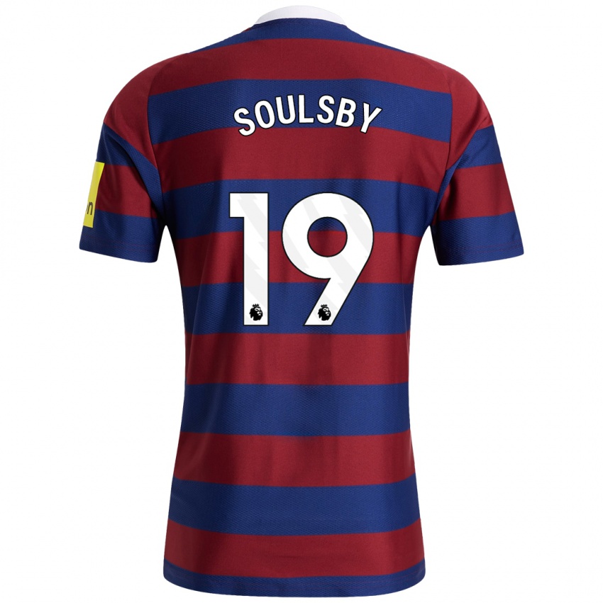 Criança Camisola Anna Soulsby #19 Bordeaux Azul Marinho Alternativa 2024/25 Camisa Brasil