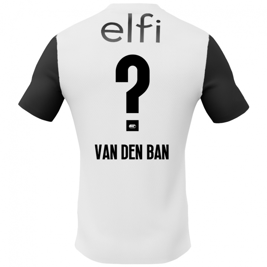 Criança Camisola Yoël Van Den Ban #0 Preto Branco Alternativa 2024/25 Camisa Brasil