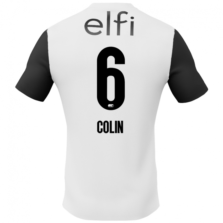 Criança Camisola Isa Colin #6 Preto Branco Alternativa 2024/25 Camisa Brasil