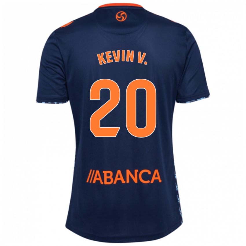 Criança Camisola Kevin Vázquez #20 Azul Marinho Alternativa 2024/25 Camisa Brasil