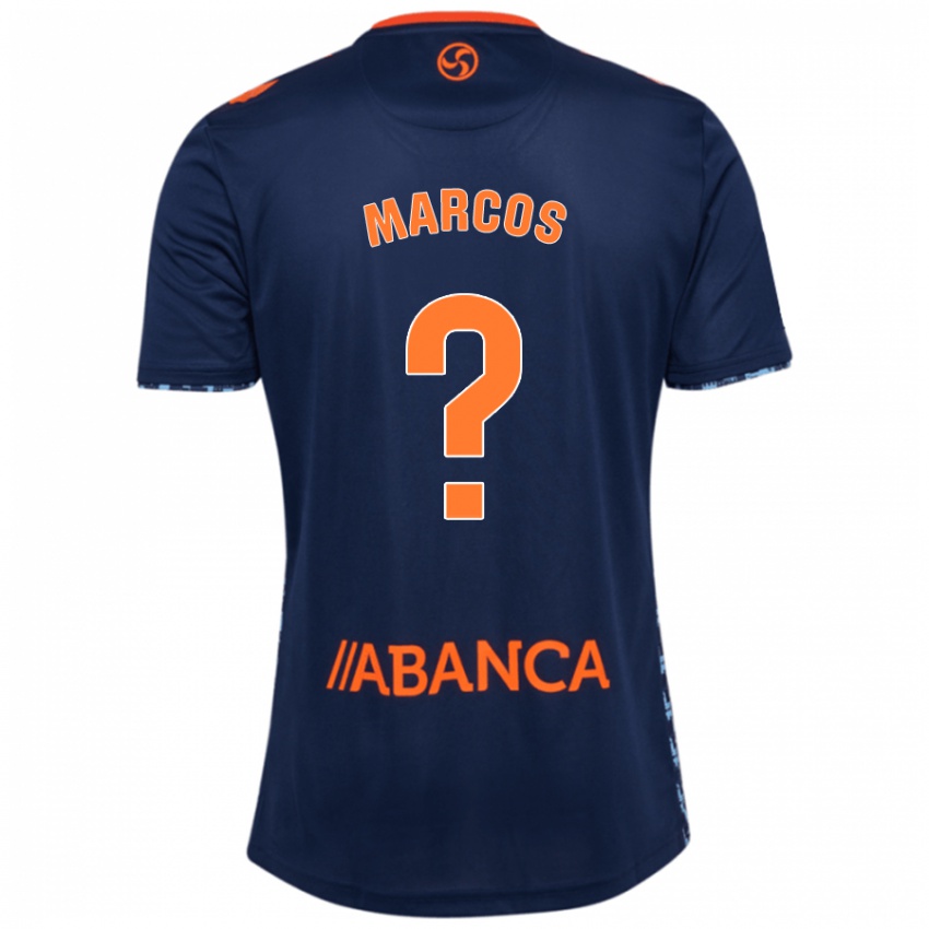 Criança Camisola Óscar Marcos #0 Azul Marinho Alternativa 2024/25 Camisa Brasil