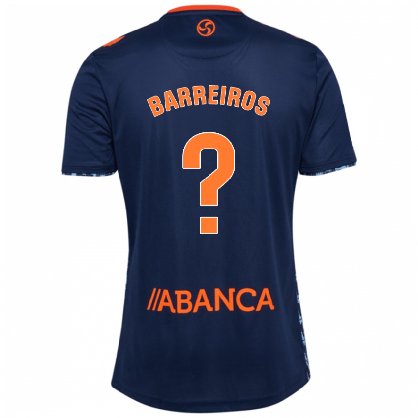 Criança Camisola Iago Barreiros #0 Azul Marinho Alternativa 2024/25 Camisa Brasil