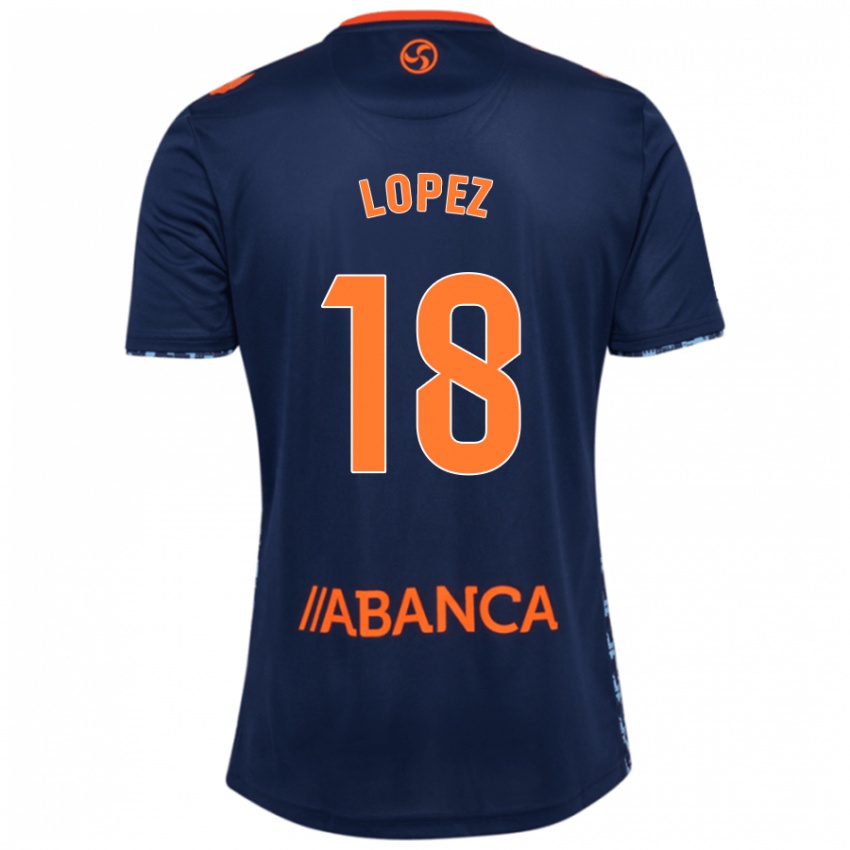 Criança Camisola Joel López #18 Azul Marinho Alternativa 2024/25 Camisa Brasil