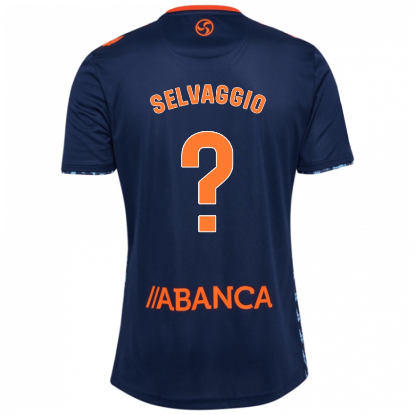 Criança Camisola Nico Selvaggio #0 Azul Marinho Alternativa 2024/25 Camisa Brasil