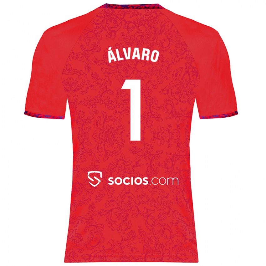 Criança Camisola Álvaro Fernández #1 Vermelho Alternativa 2024/25 Camisa Brasil