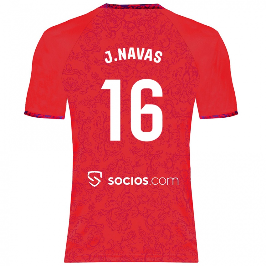 Criança Camisola Jesús Navas #16 Vermelho Alternativa 2024/25 Camisa Brasil