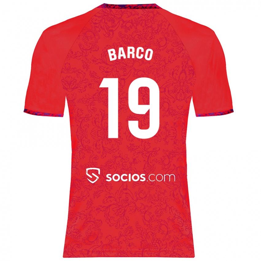 Criança Camisola Valentin Barco #19 Vermelho Alternativa 2024/25 Camisa Brasil