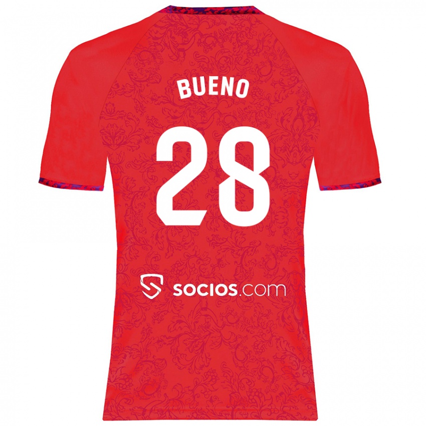 Criança Camisola Manu Bueno #28 Vermelho Alternativa 2024/25 Camisa Brasil