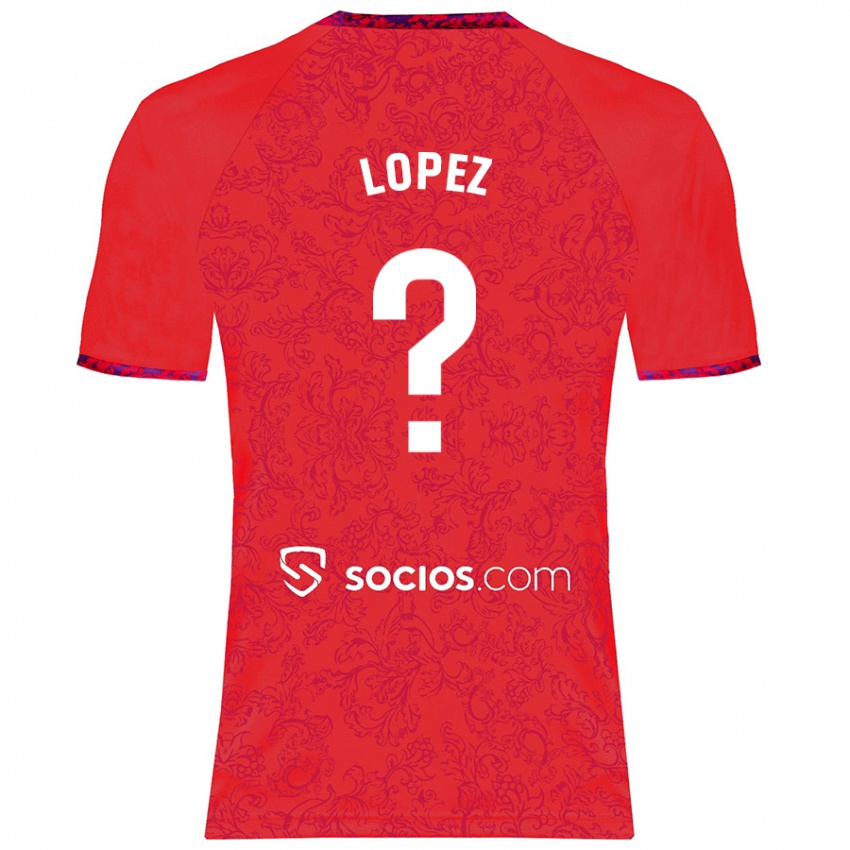 Criança Camisola David López #0 Vermelho Alternativa 2024/25 Camisa Brasil