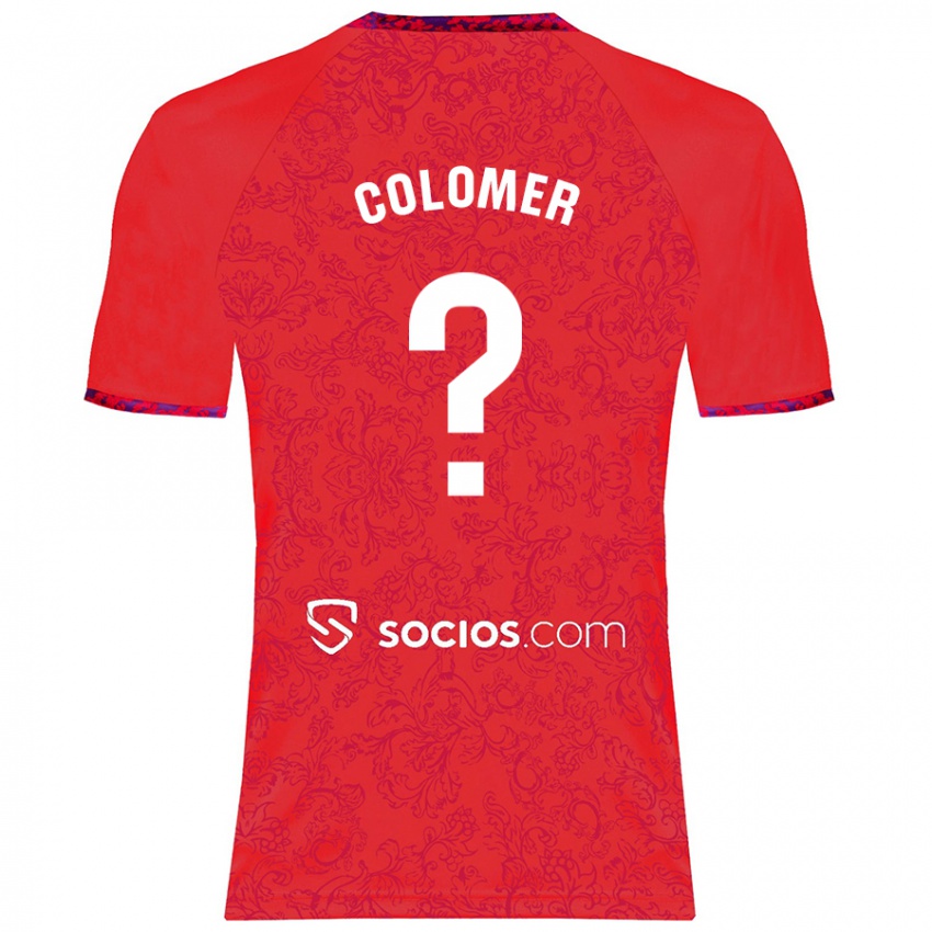 Criança Camisola Carlos Colomer #0 Vermelho Alternativa 2024/25 Camisa Brasil