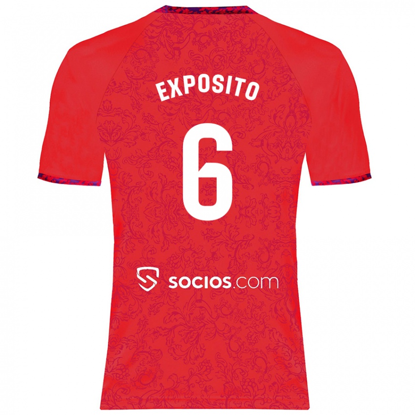 Criança Camisola Marcelo Expósito #6 Vermelho Alternativa 2024/25 Camisa Brasil