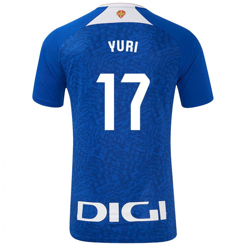 Criança Camisola Yuri Berchiche #17 Azul Real Alternativa 2024/25 Camisa Brasil