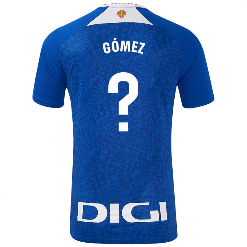 Criança Camisola Xabi Gómez #0 Azul Real Alternativa 2024/25 Camisa Brasil