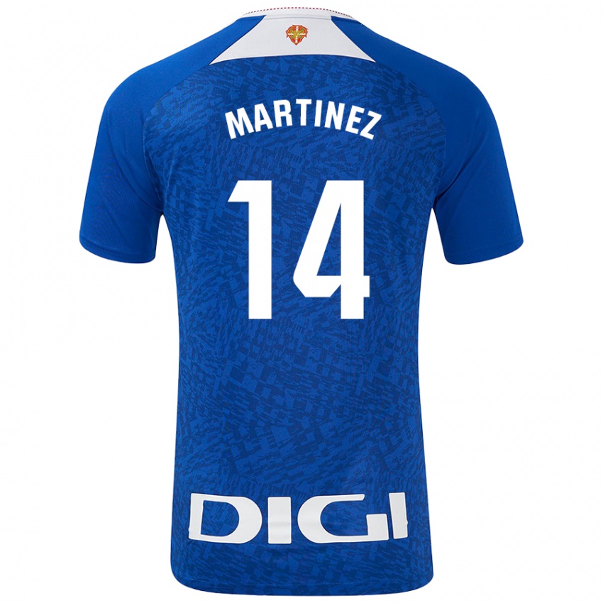 Criança Camisola Pablo Martínez #14 Azul Real Alternativa 2024/25 Camisa Brasil