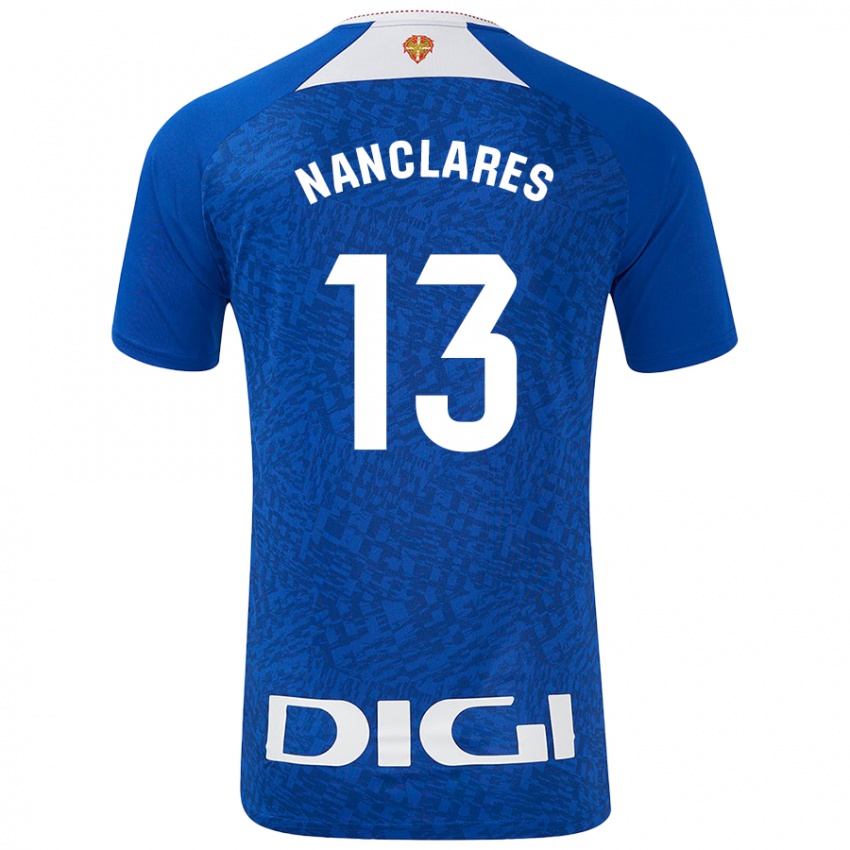 Criança Camisola Adriana Nanclares #13 Azul Real Alternativa 2024/25 Camisa Brasil