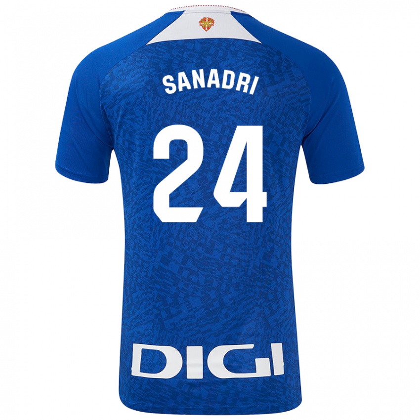 Criança Camisola Sanadri #24 Azul Real Alternativa 2024/25 Camisa Brasil