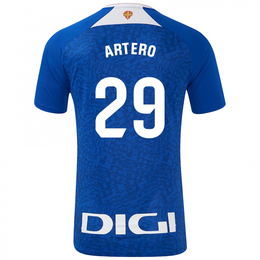 Criança Camisola Marina Artero Moreno #29 Azul Real Alternativa 2024/25 Camisa Brasil