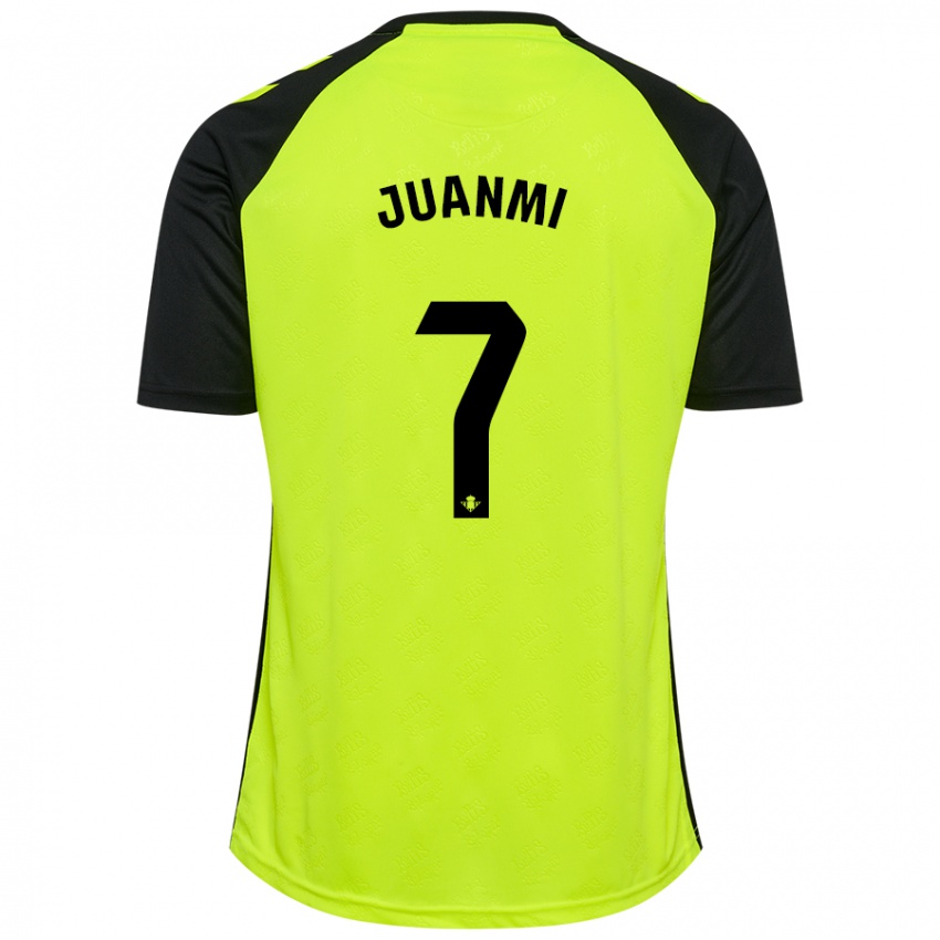 Criança Camisola Juanmi #7 Preto Amarelo Fluorescente Alternativa 2024/25 Camisa Brasil