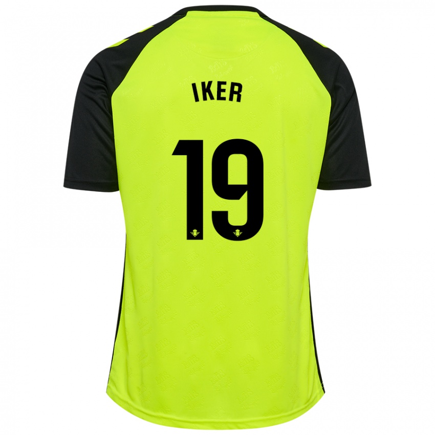 Criança Camisola Iker Losada #19 Preto Amarelo Fluorescente Alternativa 2024/25 Camisa Brasil