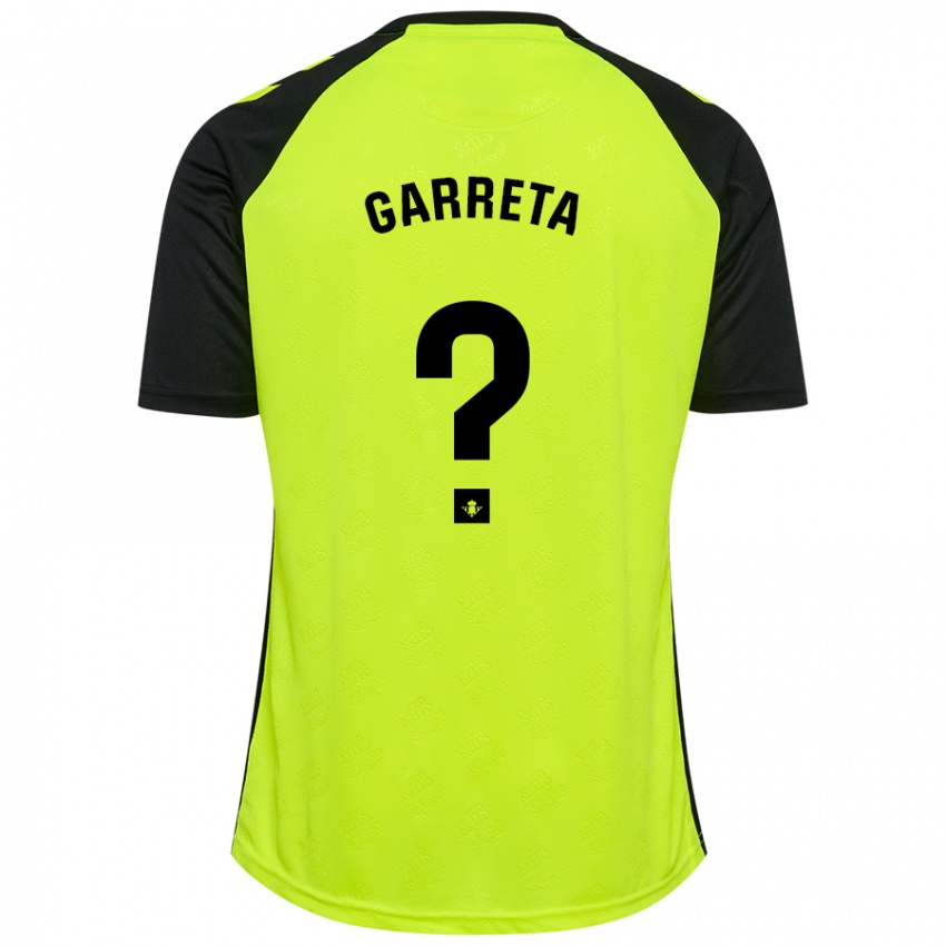 Criança Camisola Félix Garreta #0 Preto Amarelo Fluorescente Alternativa 2024/25 Camisa Brasil