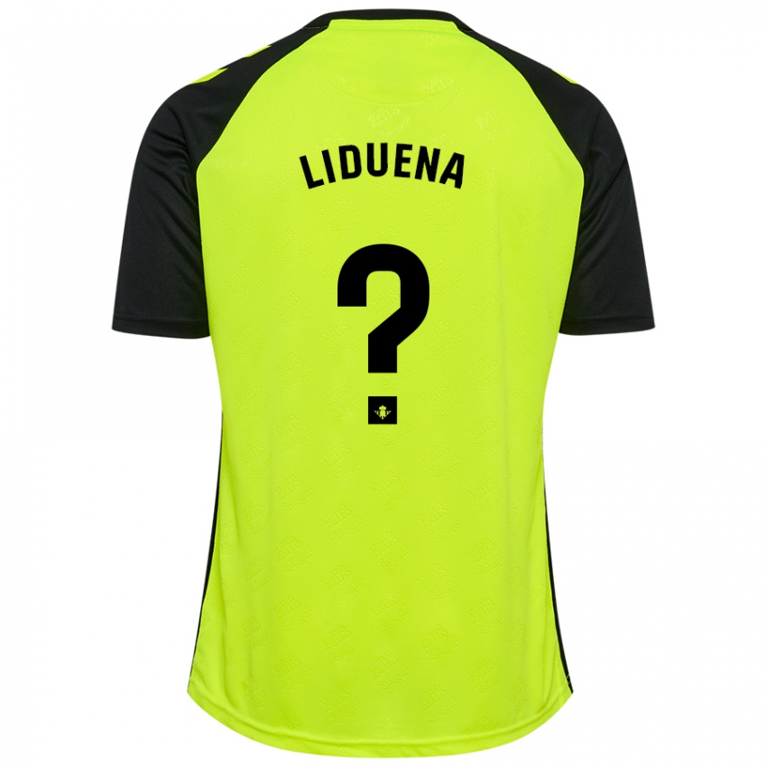 Criança Camisola Rubén Lidueña #0 Preto Amarelo Fluorescente Alternativa 2024/25 Camisa Brasil