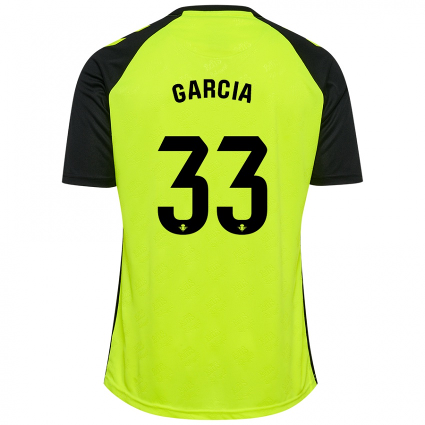 Criança Camisola Pablo García #33 Preto Amarelo Fluorescente Alternativa 2024/25 Camisa Brasil