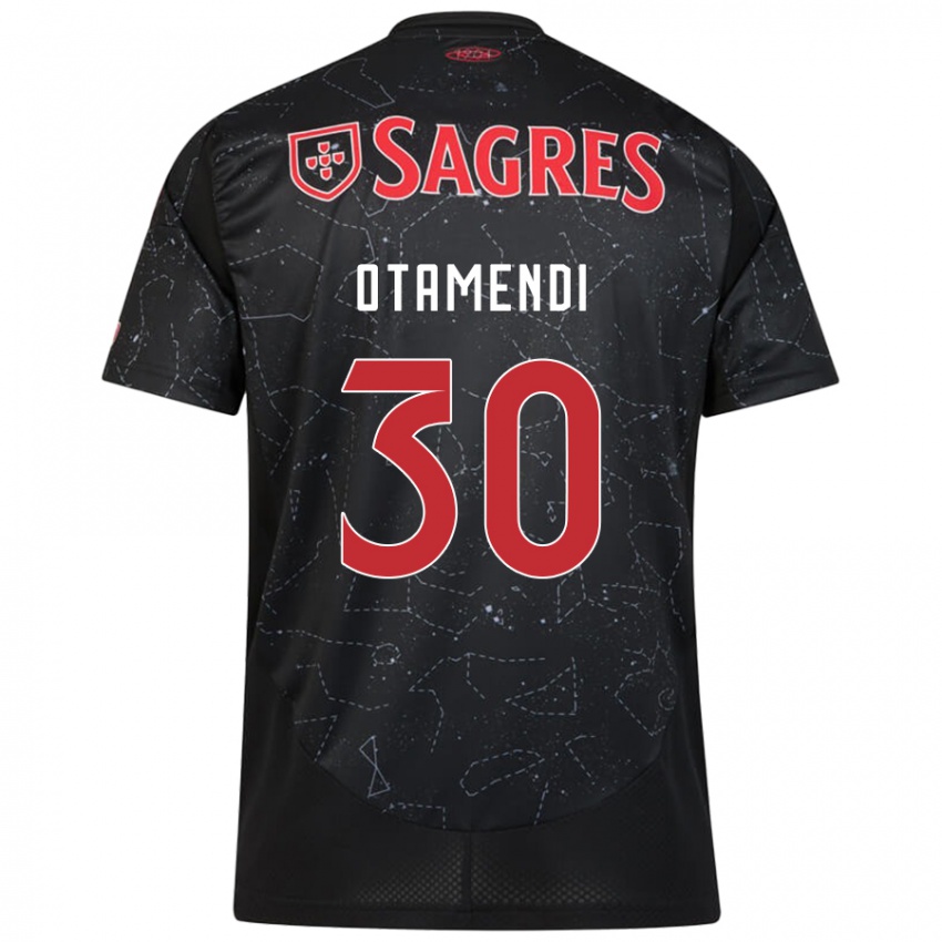 Criança Camisola Nicolás Otamendi #30 Vermelho Preto Alternativa 2024/25 Camisa Brasil