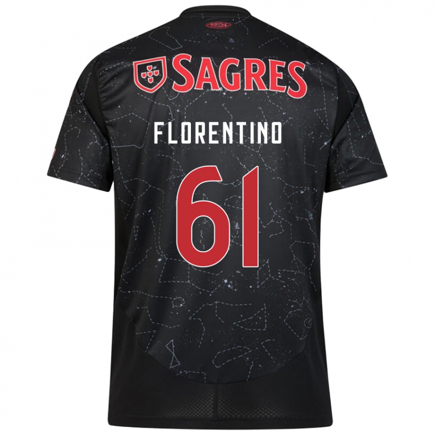 Criança Camisola Florentino #61 Vermelho Preto Alternativa 2024/25 Camisa Brasil