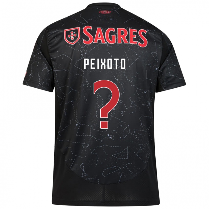 Criança Camisola Guilherme Peixoto #0 Vermelho Preto Alternativa 2024/25 Camisa Brasil