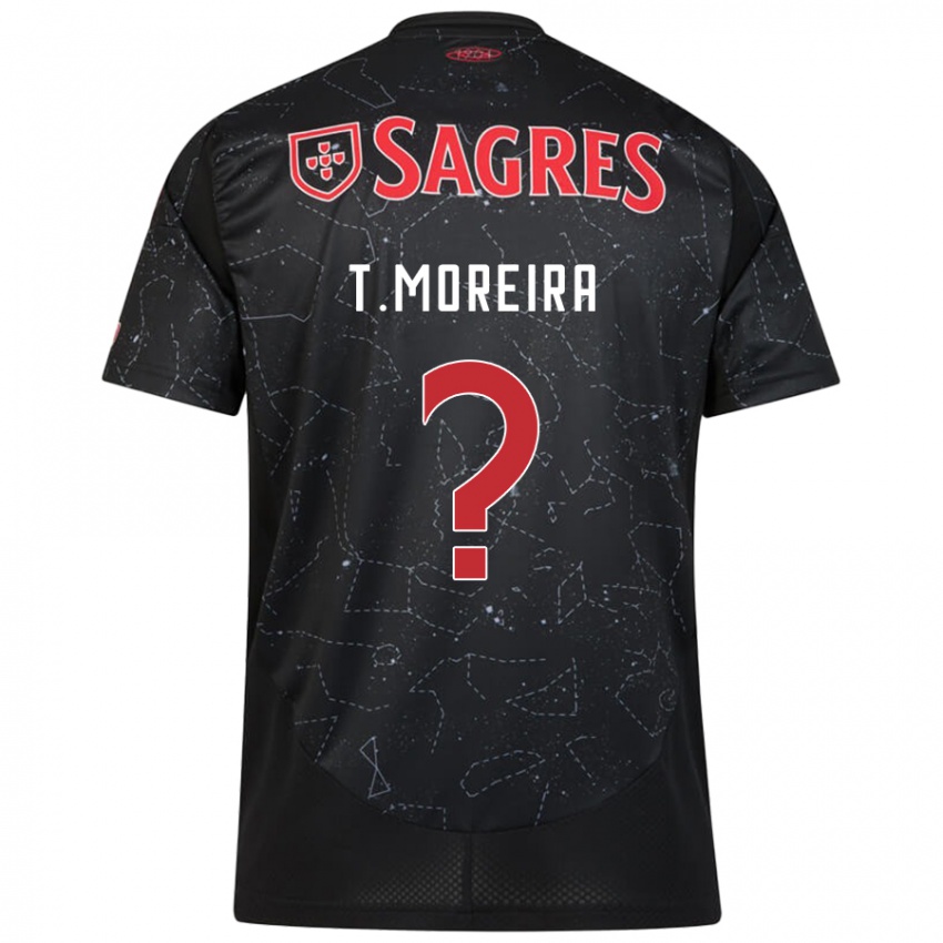 Criança Camisola Tomás Moreira #0 Vermelho Preto Alternativa 2024/25 Camisa Brasil