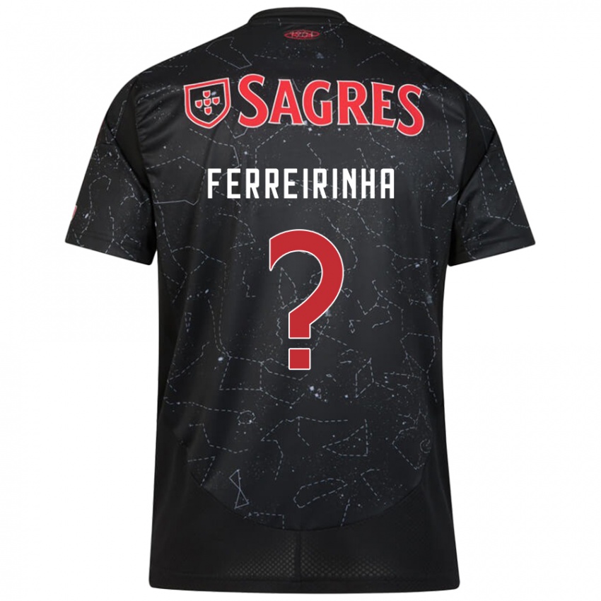 Criança Camisola Afonso Ferreirinha #0 Vermelho Preto Alternativa 2024/25 Camisa Brasil