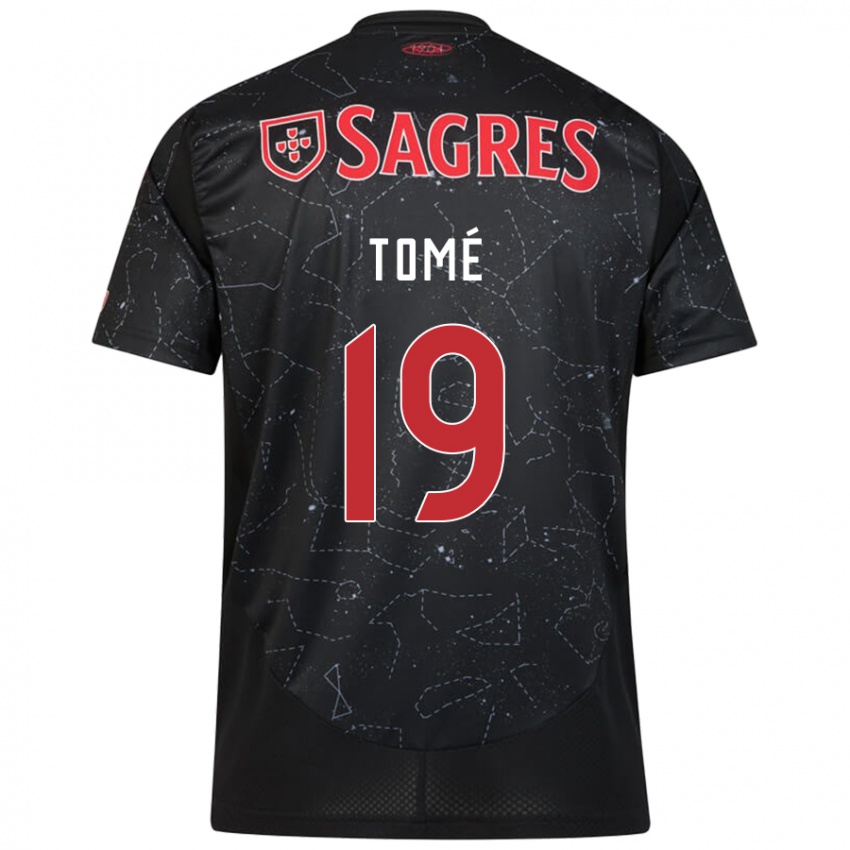 Criança Camisola Olivio Tomé #19 Vermelho Preto Alternativa 2024/25 Camisa Brasil