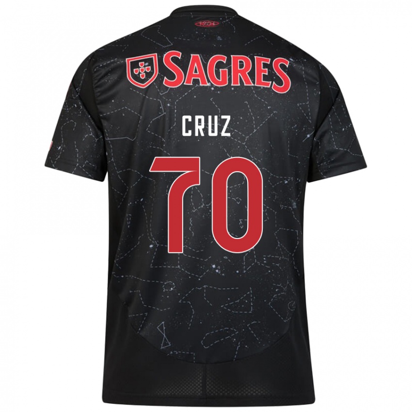 Criança Camisola Filipe Cruz #70 Vermelho Preto Alternativa 2024/25 Camisa Brasil