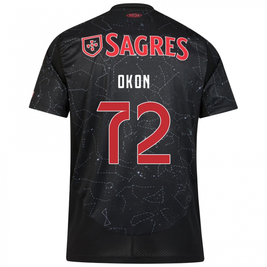 Criança Camisola Paul Okon #72 Vermelho Preto Alternativa 2024/25 Camisa Brasil