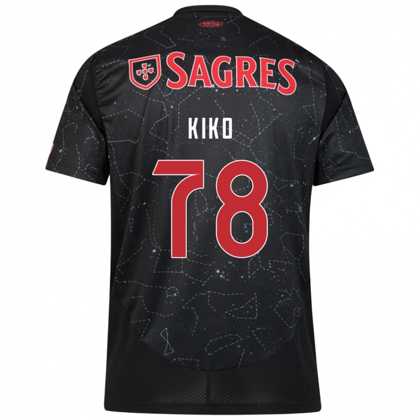 Criança Camisola Kiko #78 Vermelho Preto Alternativa 2024/25 Camisa Brasil