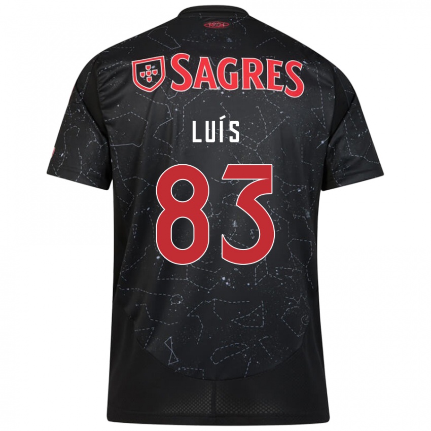 Criança Camisola Rafael Luís #83 Vermelho Preto Alternativa 2024/25 Camisa Brasil