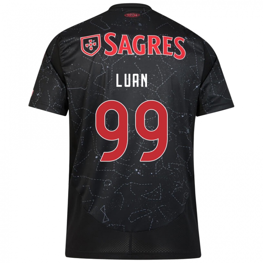 Criança Camisola Luan #99 Vermelho Preto Alternativa 2024/25 Camisa Brasil