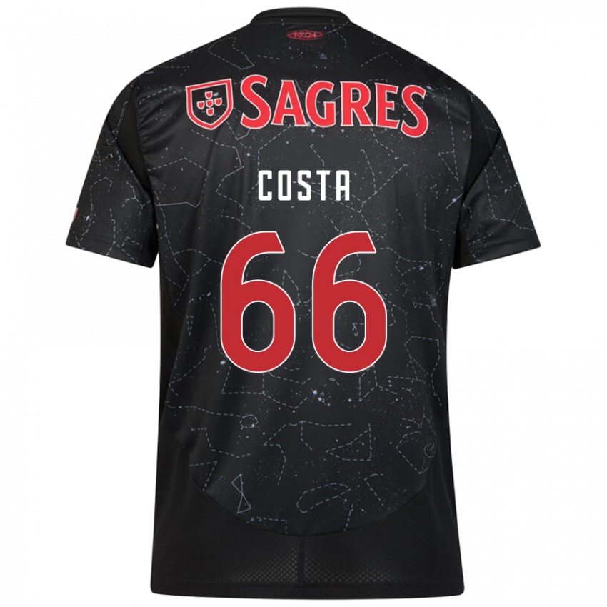 Criança Camisola Rute Costa #66 Vermelho Preto Alternativa 2024/25 Camisa Brasil