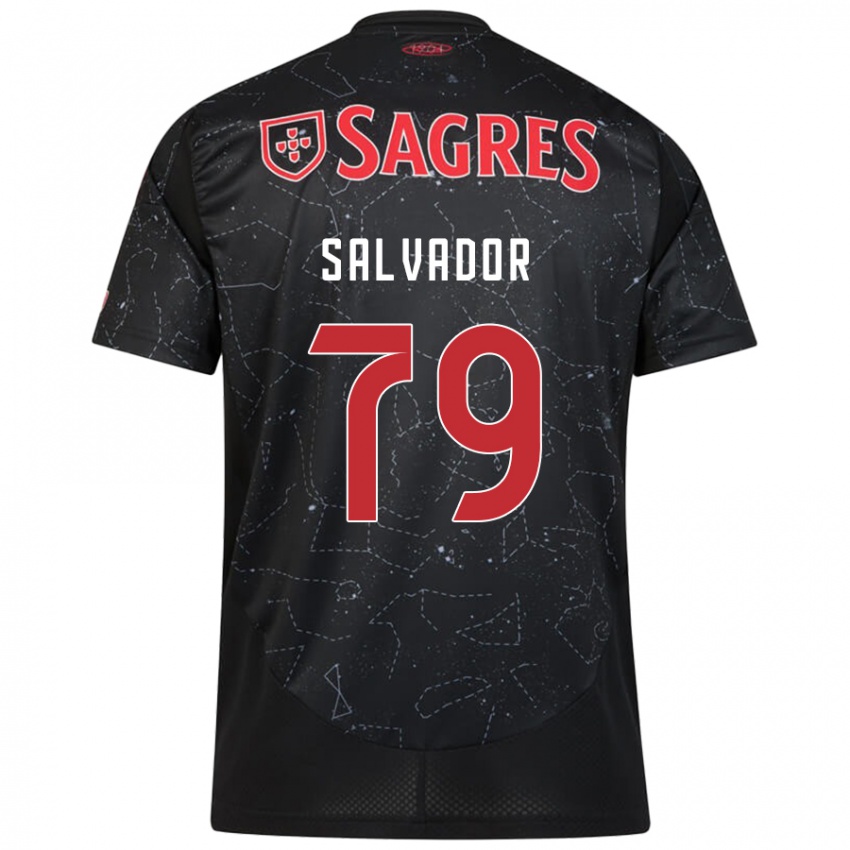 Criança Camisola Marta Salvador #79 Vermelho Preto Alternativa 2024/25 Camisa Brasil