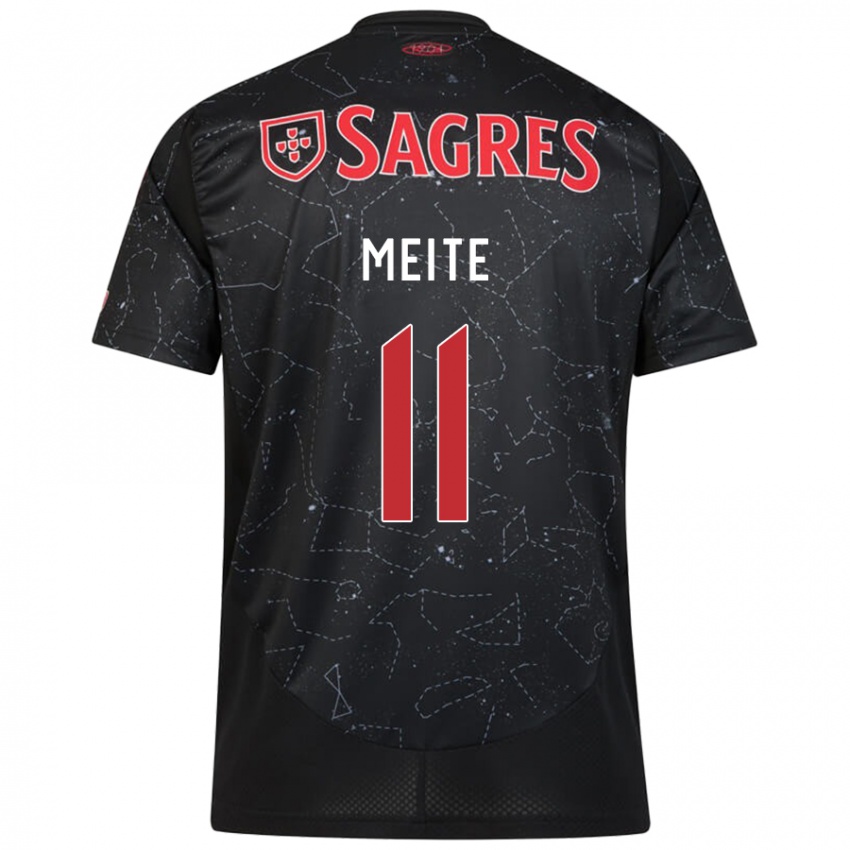 Criança Camisola Soualiho Meite #11 Vermelho Preto Alternativa 2024/25 Camisa Brasil