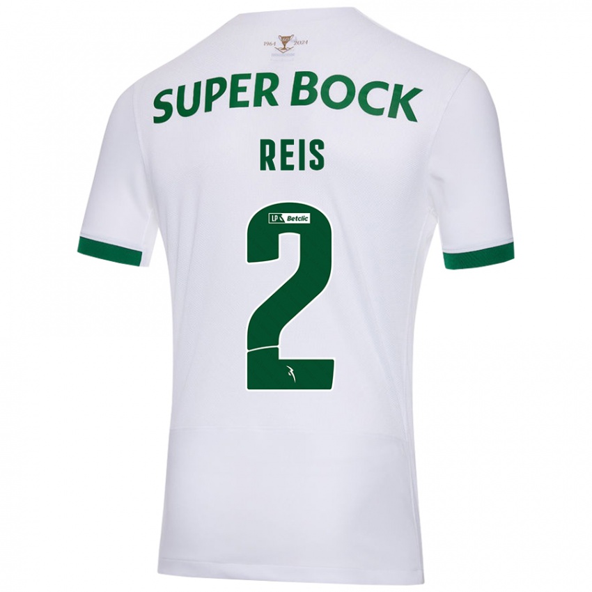 Criança Camisola Matheus Reis #2 Verde Branco Alternativa 2024/25 Camisa Brasil