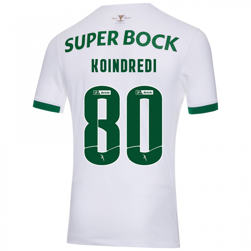 Criança Camisola Koba Koindredi #80 Verde Branco Alternativa 2024/25 Camisa Brasil