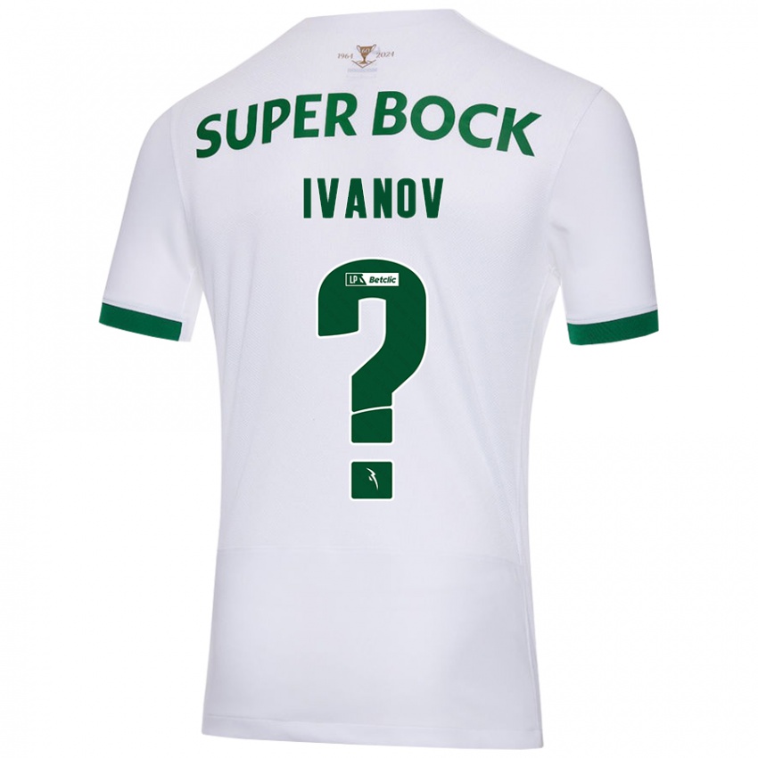 Criança Camisola David Ivanov #0 Verde Branco Alternativa 2024/25 Camisa Brasil