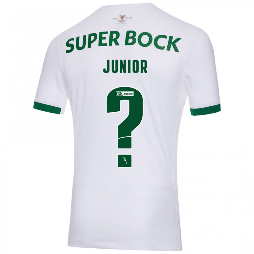 Criança Camisola Marlon Junior #0 Verde Branco Alternativa 2024/25 Camisa Brasil