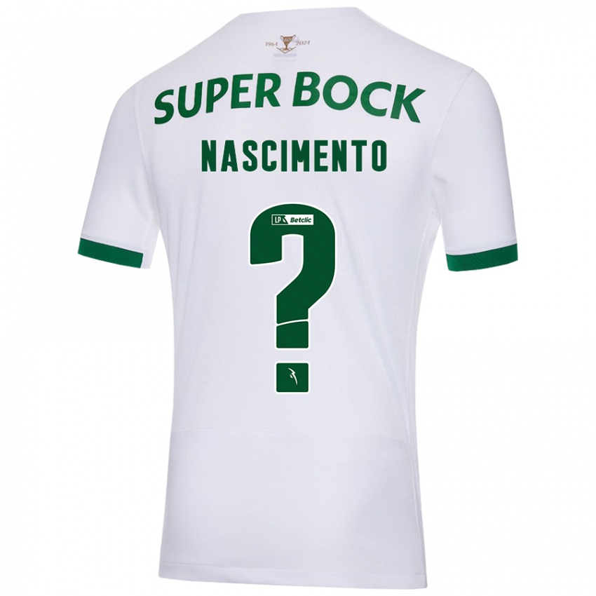 Criança Camisola Sandro Nascimento #0 Verde Branco Alternativa 2024/25 Camisa Brasil