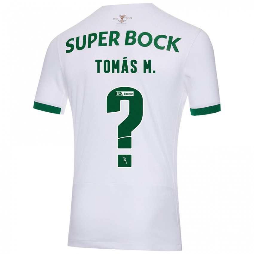 Criança Camisola Tomás Mendes #0 Verde Branco Alternativa 2024/25 Camisa Brasil